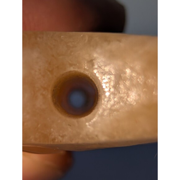 Vintage Pair Mexican Onyx Carved Fish Charms Stone Amber Hecho En Mexico - Picture 9 of 13